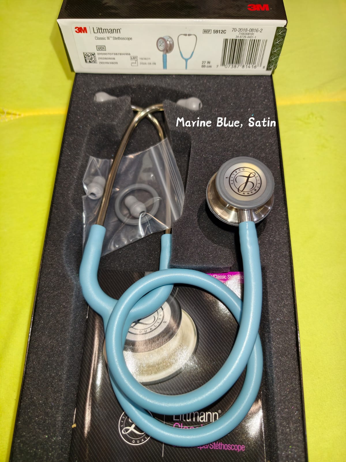 3M Littmann Classic III — Marine Blue Satin